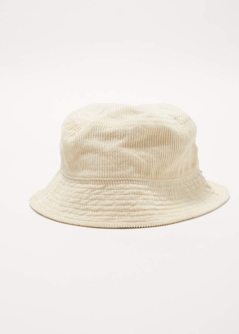 Cara - Hemp Corduroy Bucket Hat - Cream