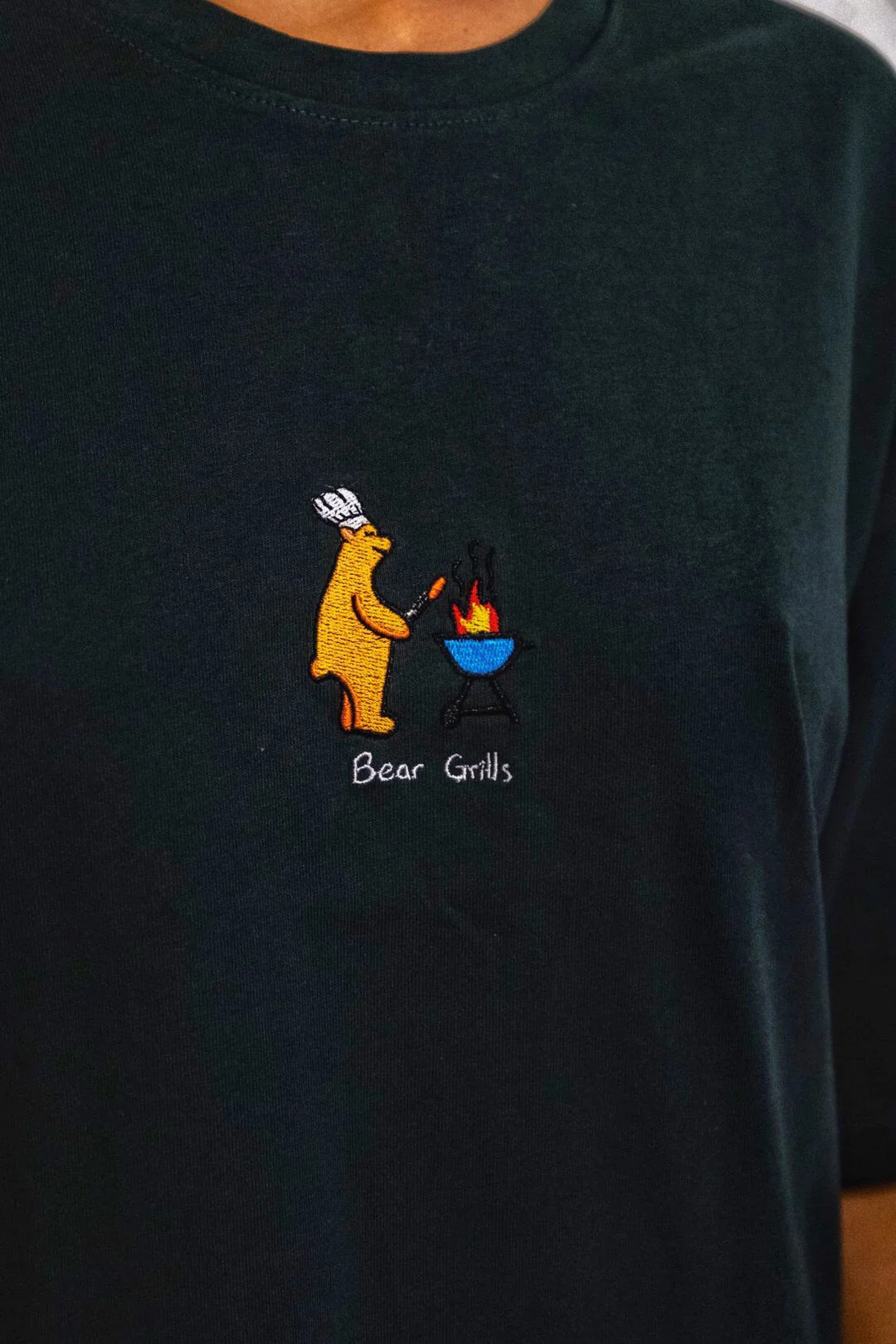 Bear Grills - Hemp T-Shirt - Dark Pine