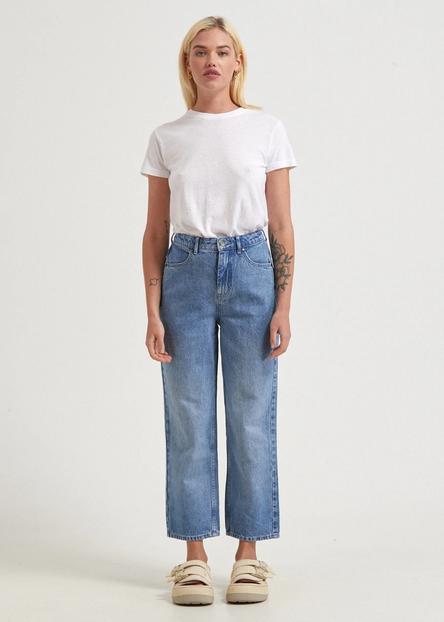 Afends - Shelby - Hemp Denim Wide Leg Jeans | Made In Hemp