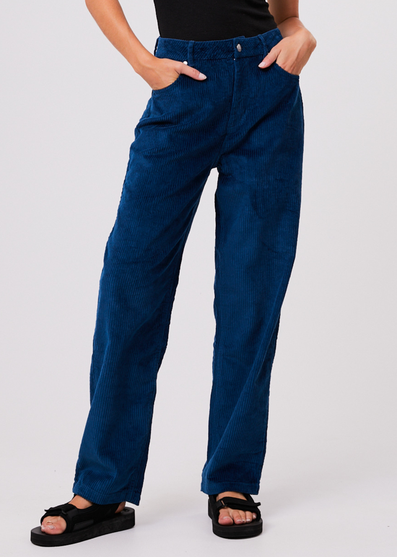 Afends - Shelby - Hemp Corduroy Wide Leg Pants | Made In Hemp