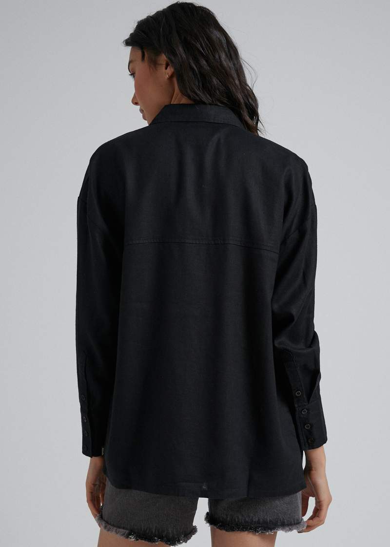 Willa - Hemp Oversized Long Sleeve Shirt