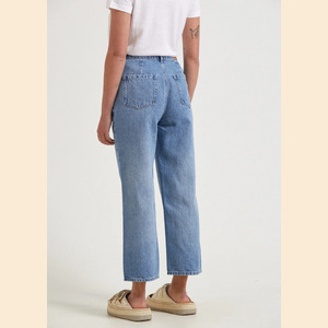 Shelby - Hemp Denim High Waist Wide Leg Jeans