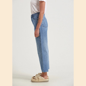 Shelby - Hemp Denim High Waist Wide Leg Jeans