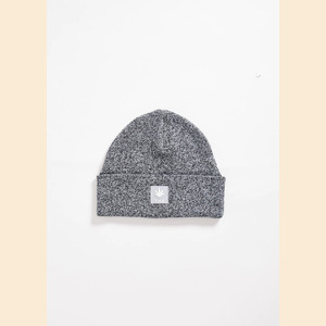 White Noise - Hemp Knitted Beanie - Black Speckle - OS