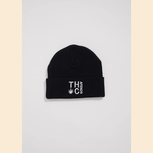 Rolled Up - Hemp Beanie - Black - OS