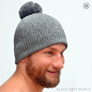 Bamboo Marle Pom Pom Beanie