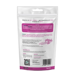 Coat Care Support | New Zealand Hoki Fish Hemp Infused Treats for Cats 70g