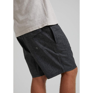 Hemp 6.0 - Fixed Waist Boardshort - Stone Black - 28