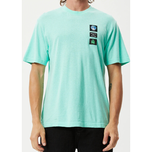 Construct - Hemp Retro Graphic T-Shirt - Mint - XS