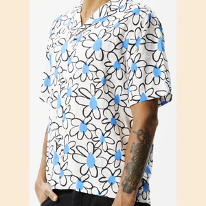 Waterfall - Hemp Cuban Short Sleeve Shirt