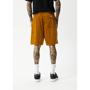 Waterfall - Hemp Corduroy Shorts - Mustard - XS