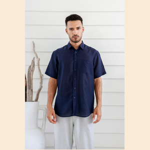 Vice - Hemp Tencel Short Sleeves Silky Shirt