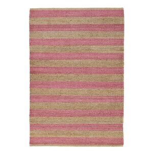 Nest Weave Awning Stripe Rug - Rosewater/Natural - 1.4 X 2m