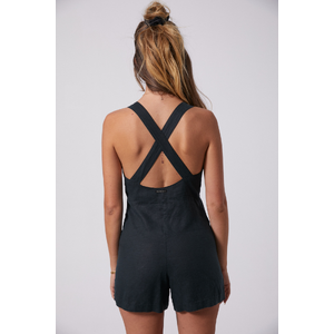 Nirvana - Hemp Playsuit - Black - 14