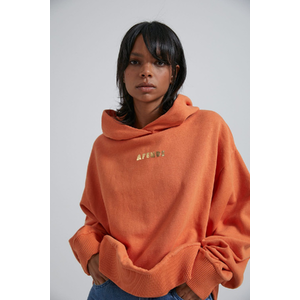 Gia - Hemp Oversized Pull On Hood - Sunset - 10