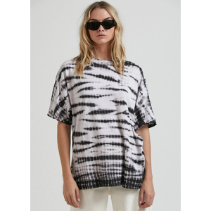 Hannah - Hemp Dyed Oversized T-Shirt - Black - 8