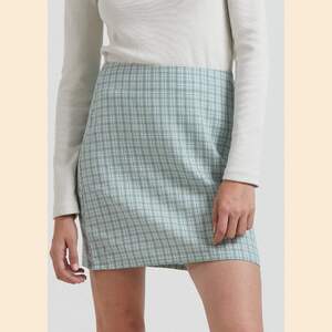 Billy - Hemp Check Mini Skirt 