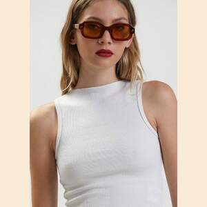 Unknown - Hemp Ribbed High Neck Tank