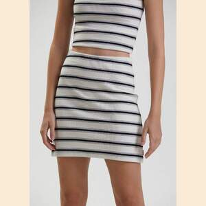 Moby - Hemp Striped Mini Skirt