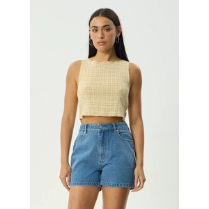 Sunday - Hemp Seersucker Sleeveless Top