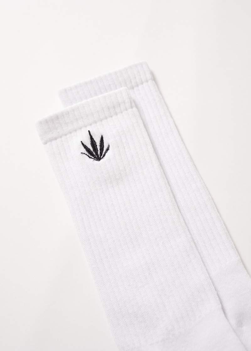 Happy Hemp - Socks One Pack - White - OS