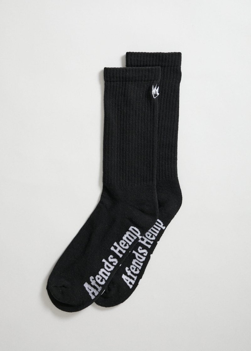 Flame - Hemp Socks One Pack - Black