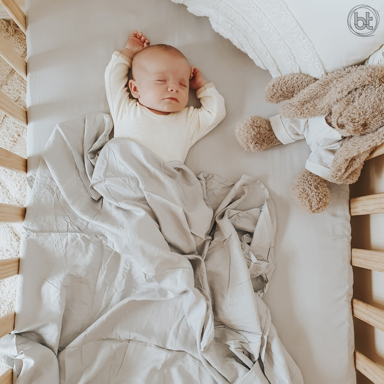 Bamboo fitted cot sales sheet