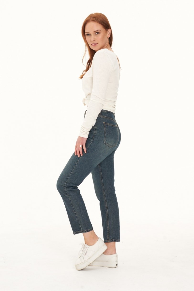 Ladies’ Hemp Straight Leg Jeans