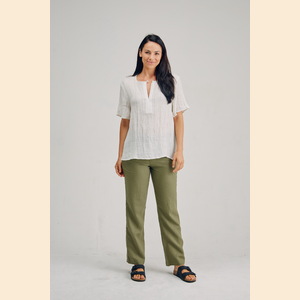 Raven - 100% Hemp Crêpe Blouse
