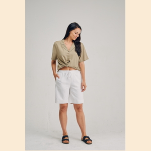 Audrey - Hemp Bamboo Shirt - Moss Grey - 10