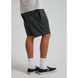 Hemp 6.0 - Fixed Waist Boardshort - Stone Black - 28