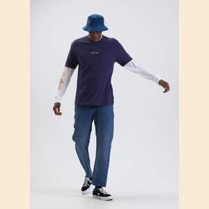 Enlighten - Hemp Retro T-Shirt - Midnight