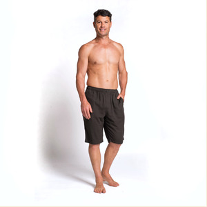 Hemp Bamboo Elastic Waist Shorts 