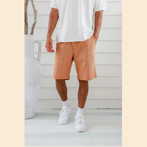 Louie - Elastic Waist Hemp Shorts