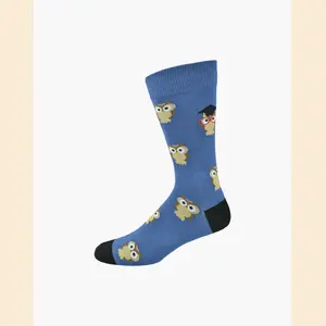 Men's Patterned Bamboo Socks - Assorted