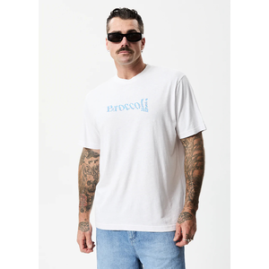 Broccoli - Unisex Hemp Retro T-Shirt - White - XS