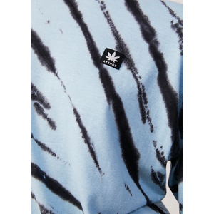 Controlla - Unisex Hemp Tie-Dye Long Sleeve T-Shirt - Sky Blue - S