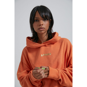Gia - Hemp Oversized Pull On Hood - Sunset - 10