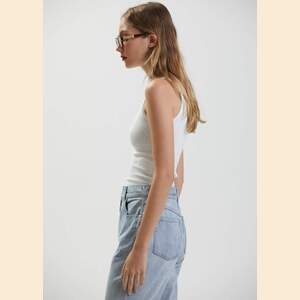 Unknown - Hemp Ribbed High Neck Tank