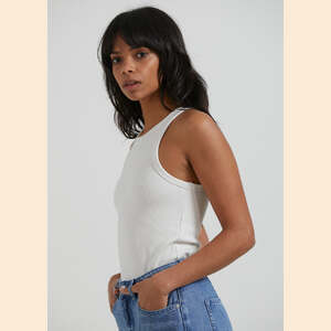 Lydia - Hemp Ribbed Singlet