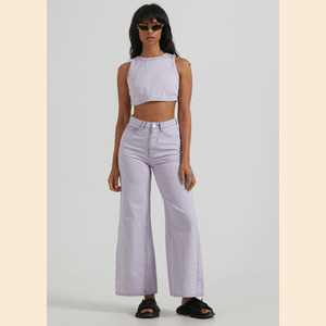 Zelly - Hemp Denim Cropped Top