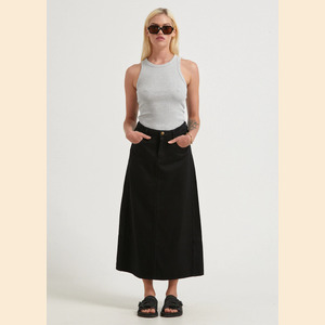 Nina - Hemp High Rise Skirt
