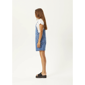 Lewi - Hemp Short Overalls - Worn Blue - 14