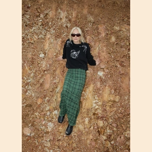Lonnie - Hemp Seersucker Maxi Skirt 