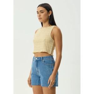 Sunday - Hemp Seersucker Sleeveless Top