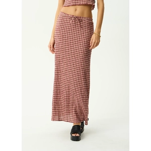 Capricorn - Seersucker Maxi Skirt