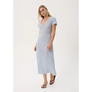 Maeve - Seersucker Maxi Dress