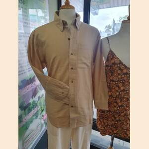 Men's Hemp Button Down Shirt - Long Sleeve