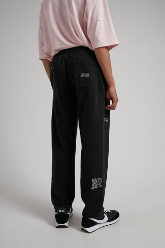 Homebase - Women's Hemp Sweat Pants - Shadow Grey Marle - Afends AU.