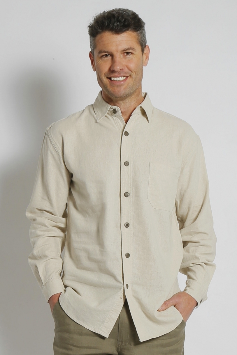 Premium - Men's Hemp Rayon L/S Shirt